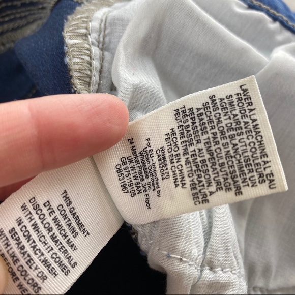 Free People Seamed Moto Button Fly Skinny Jeans 27 - Picture 7 of 15